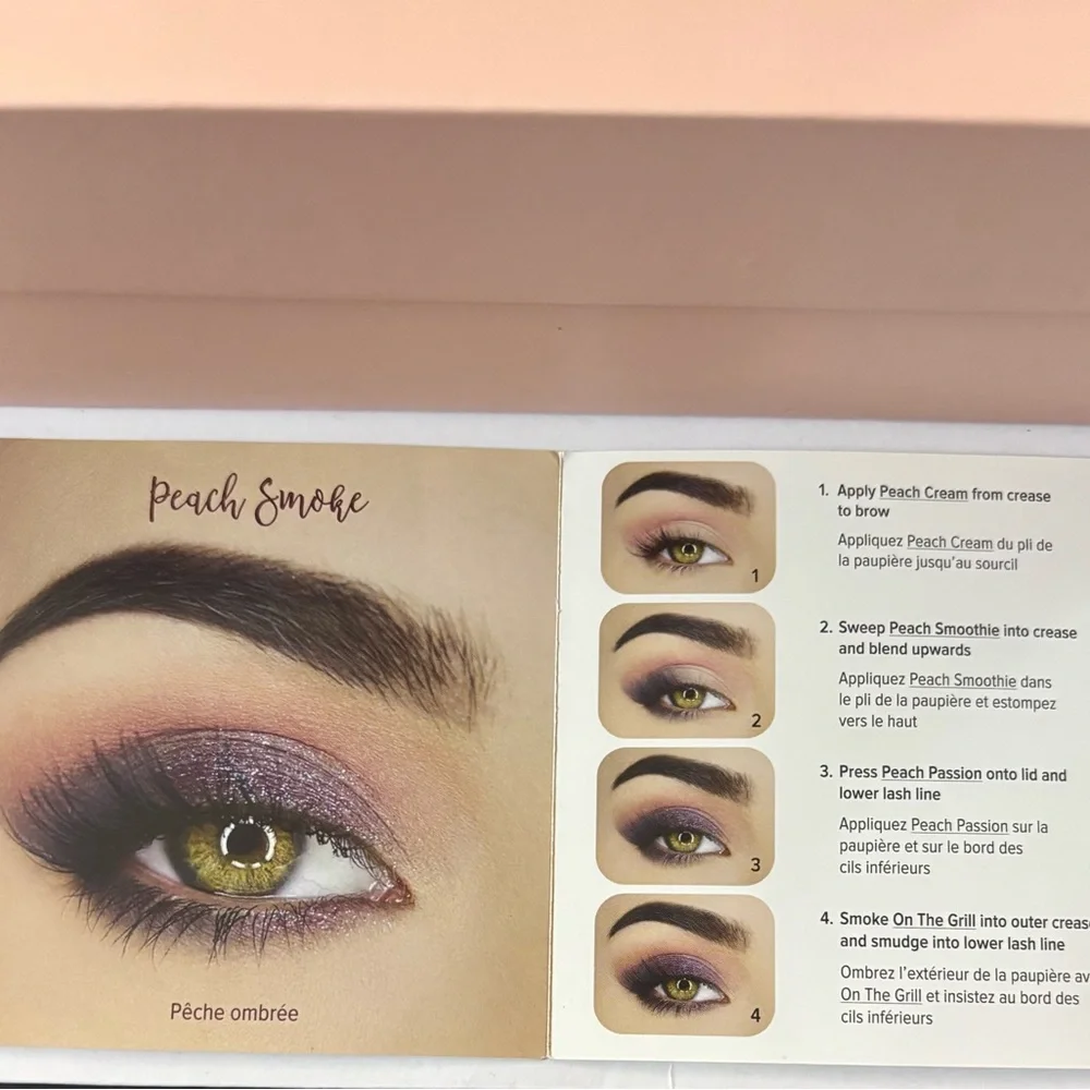 Too Faced White Peach Eyeshadow Palette with Cream and Gold